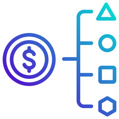 Cost Allocation Icon