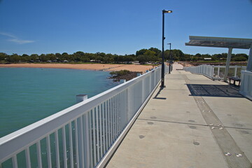 Fototapeta premium Town Beach Jetty in Broome, Western Australia, Australia 