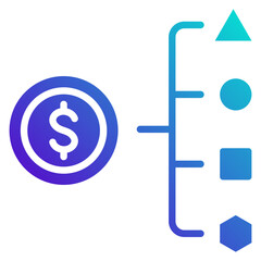 Cost Allocation Icon