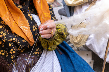 Ibizan crafts at the medieval market, Ibiza
