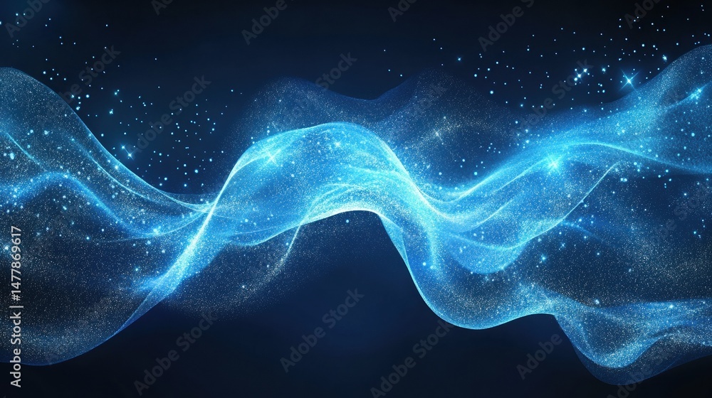 Poster grungy abstract background concept. abstract blue waves creating a tranquil and soothing atmosphere,
