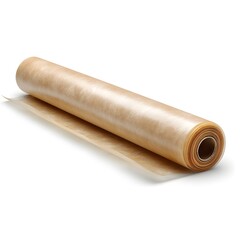 Roll of Baking Paper Isolated on a White Background for Cooking