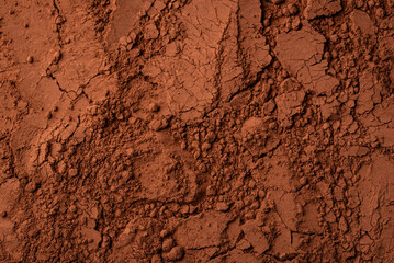 Cocoa powder chocolate texture background