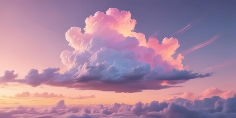 Fuzzy pastel sunset, pink, blue, yellow gradient cloud texture,  pink,  seamless,  hue