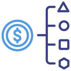 Cost Allocation Icon