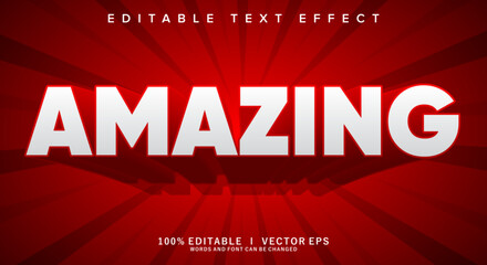  amazing vector text effect with modern style design