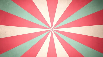 Retro vintage textured sunburst pattern background with pink, light blue, and white radiating rays creating a nostalgic graphic.