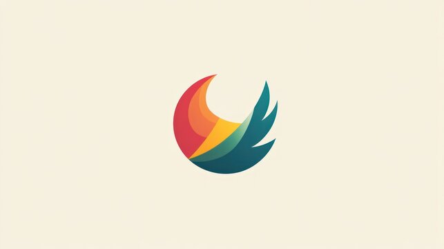Colorful abstract logo design