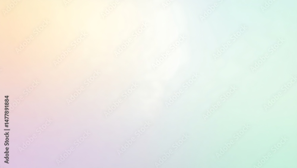 Aufkleber ethereal soft pastel gradient ombre design with dreamy color blend and seamless transition for moder