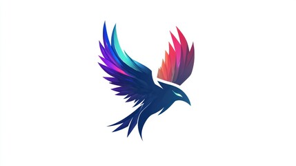Obraz premium Colorful bird logo design