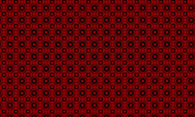Traditional Seamless Circle Square Pattern – Creative Filled Geometric Design for Print, Textile, Wallpaper, Packaging, Web, Poster, Decor, Branding, Backgrounds with Dark Red Colour