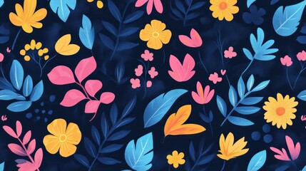 Colorful floral pattern (5)