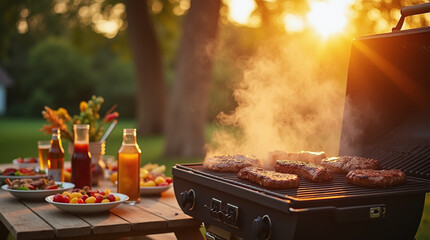 Backyard BBQ Evening with Friends
