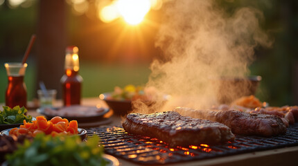 Backyard BBQ Evening with Friends