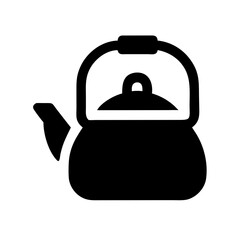 Obraz premium Tea Kettle Icon Representing Hot Beverage Preparation