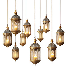 Obraz premium golden light bulbs