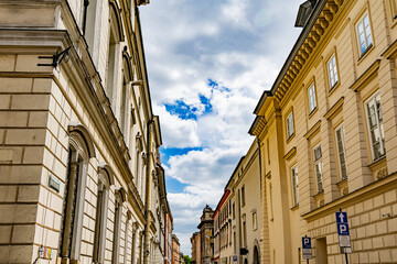 Fototapeta premium Cracovie Krakow the city streets and place in Poland