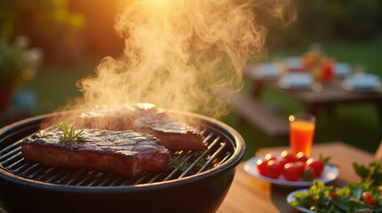 Backyard BBQ Evening with Friends