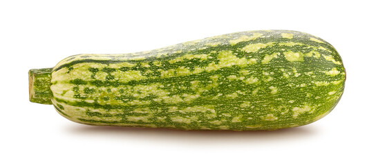 marrow zucchini path isolated on white
