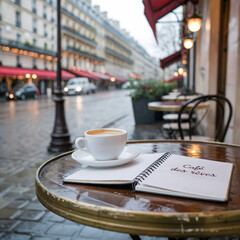 Fototapeta premium cup of coffee on the street