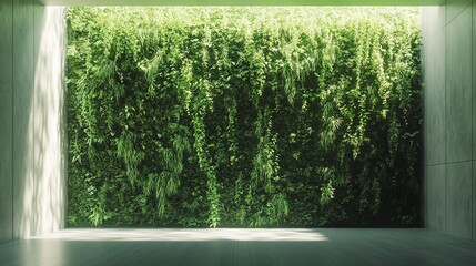 Lush Greenery 3D Background Image