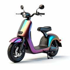 Scooter with sleek design isolated on a transparent background  