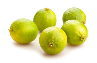 limes path isolated on white