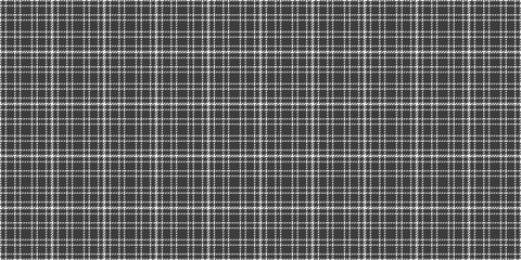 Checking plaid check pattern, velvet seamless textile tartan. Baby texture fabric background vector in white and grey colors.