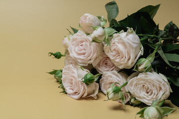 wedding bouquet of roses