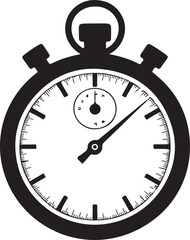 Stopwatch timer flat icon for apps and websites