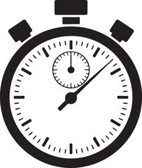 Stopwatch timer flat icon for apps and websites