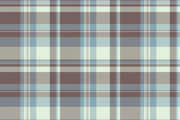 Elegant muted plaid pattern in soft blues, browns, and creams.  Perfect for textile design, website backgrounds, or apparel projects.