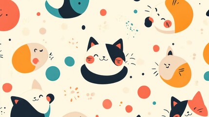 Cute cat pattern (2)