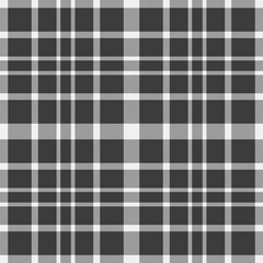 Classic black and white plaid pattern.  Elegant, timeless design perfect for textiles, web backgrounds, or packaging.  This versatile image evokes feelings of tradition and sophistication.