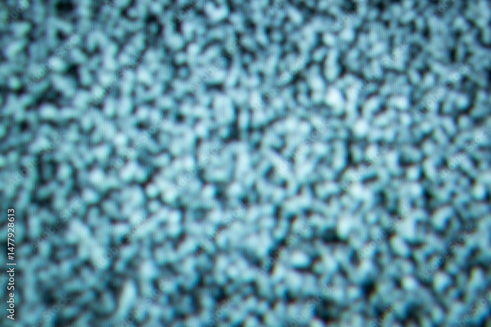 Poster abstract visual of television screen static noise effect