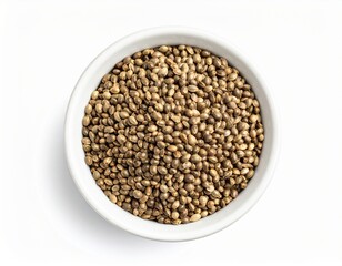 buckwheat in a glass bowl