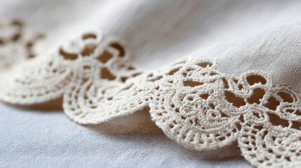 Intricate lace whispers nostalgia, evoking Vintage Day charm and Delicate Textile Week reveries of bygone artisan craftsmanship