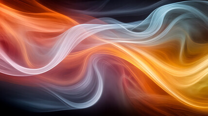 Abstract smoke waves background with dynamic colors and gradient effect perfect for modern design and futuristic digital artwork ideal for wallpapers