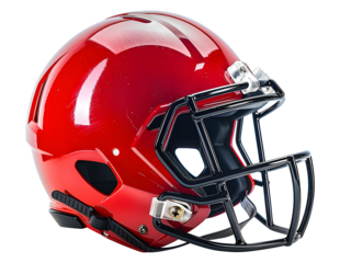 Rugby football helmet png Gridiron football helmet png red Gridiron gear png American football accessory png rugby football gear transparent background png image