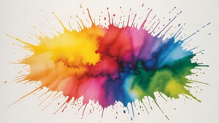 Vibrant Color Splash: An explosion of vibrant hues bursts forth, creating a dynamic and captivating display of artistic expression, evoking creativity and imagination. 