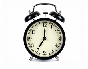 Alarm clock isolated on a white background.