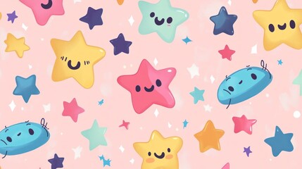 Cute star pattern background