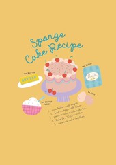Recipie Placement_Graphic_Treats_Food_Illustration_Print