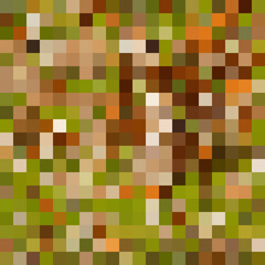 Colorful abstract mosaic background. Pixel effect. Camo and camouflage.