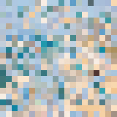 Colorful abstract mosaic background. Pixel effect. Camo and camouflage.