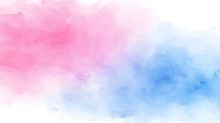 Gentle blending of pastel pink and blue hues.