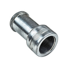 Galvanized elbow pipe fitting plumbing threaded metal industrial construction connector component part .	
.