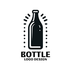 Bottle Vector Logo Design