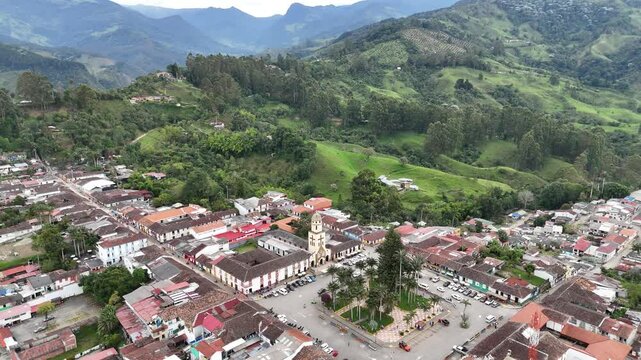 Salento, Colombia is a charming town in the Coffee Triangle, known for colorful colonial architecture, stunning mountain views, and access to the Cocora Valley with its towering wax palm trees.
