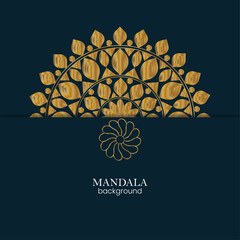 Mandala Background Luxury Style – Vector & High-Res